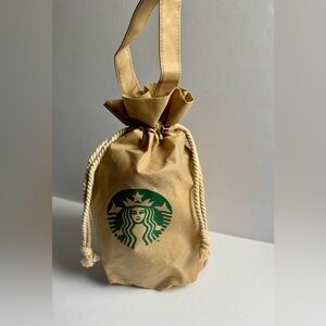 Starbucks drawstring gift bag Tumbler NOT included